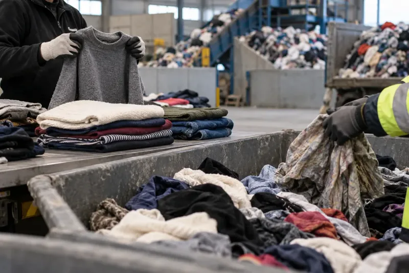 Nio ton textilier bränns varje vecka – experten ger råd