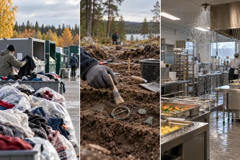 Flera nyhetshändelser i Västerbotten den 16 oktober