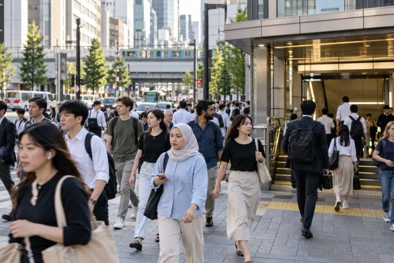 Japans utländska befolkning ökar till historiskt hög nivå