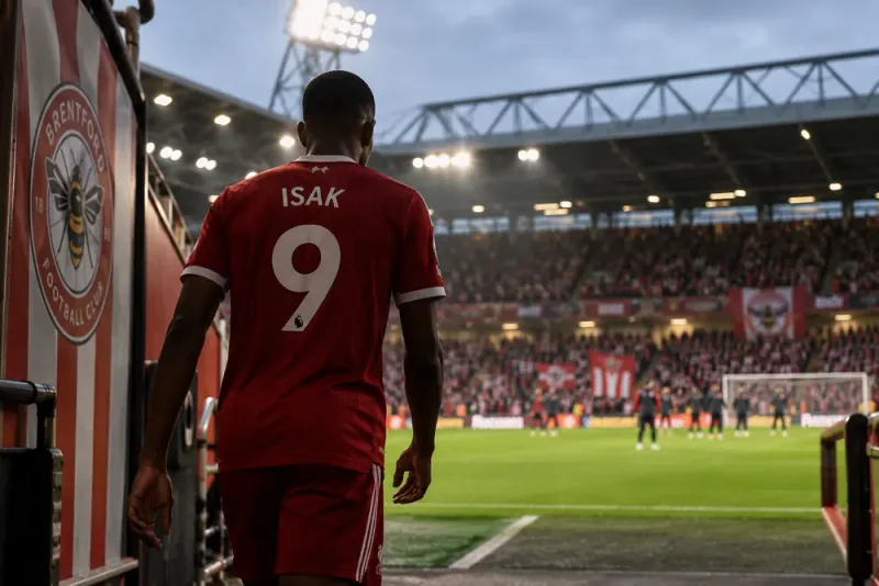 Alexander Isak får startchansen mot Brentford