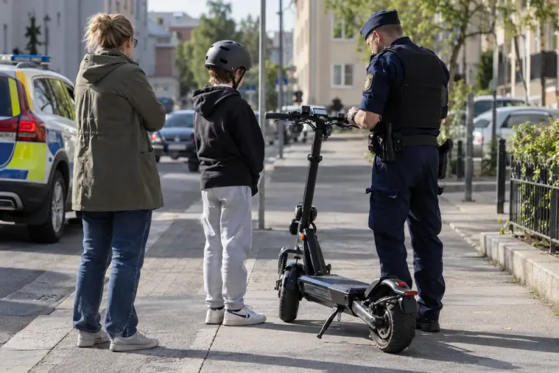 Minst 34 föräldrar åtalade för barns elsparkcykelkörning