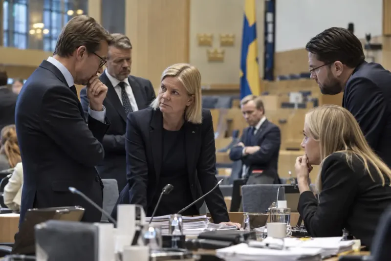 Mona Sahlin kritiserar Socialdemokraternas hantering av regeringskrisen