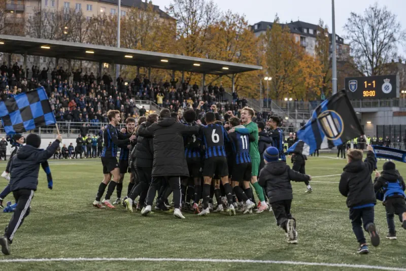 FC Stockholm säkrade historiskt avancemang efter kryss