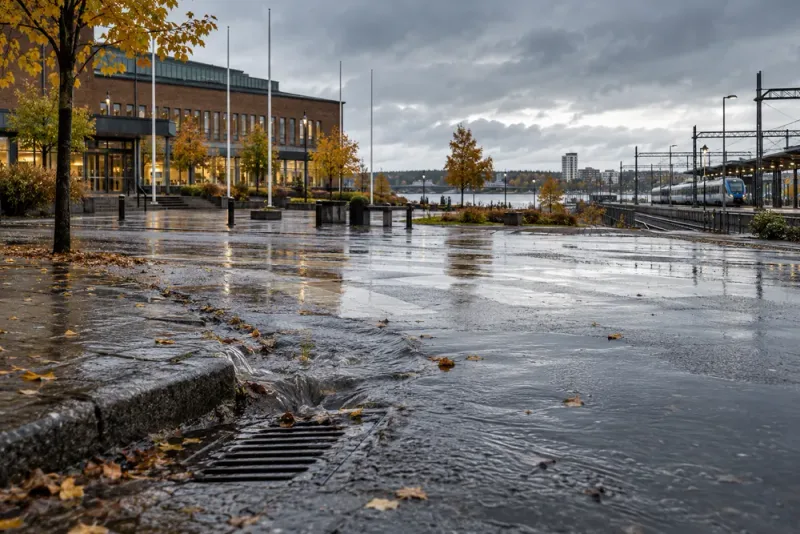 Rekordregn, politisk strid och järnvägsbeslut i Norrbotten