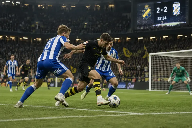AIK räddade poäng efter dubbla Göteborgsledningar