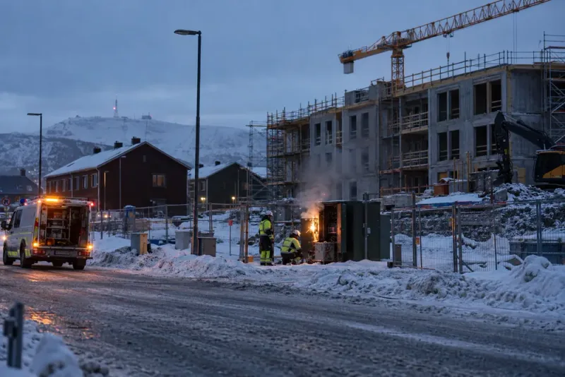 Kraftiga elsmällar orsakade strömavbrott i Kiruna