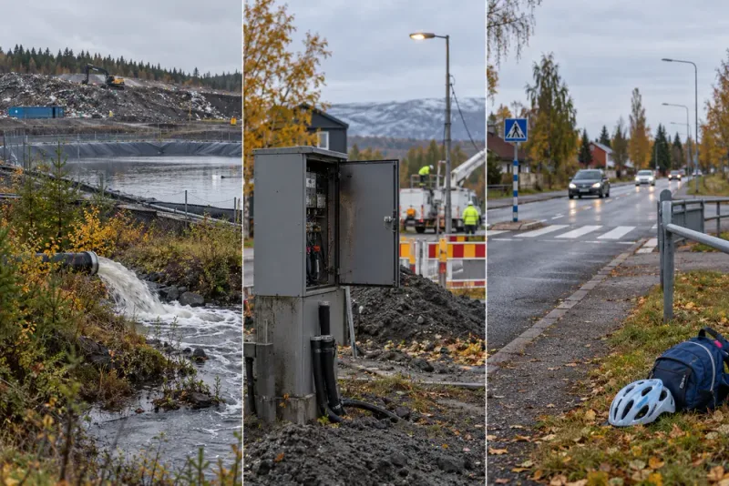 Polisanmälan, elavbrott och trafikolycka i Norrbotten