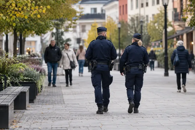 Färre oroar sig för brott – polisens förtroende stiger