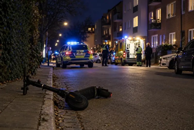 Två tonårspojkar påkörda i samband med grovt rån