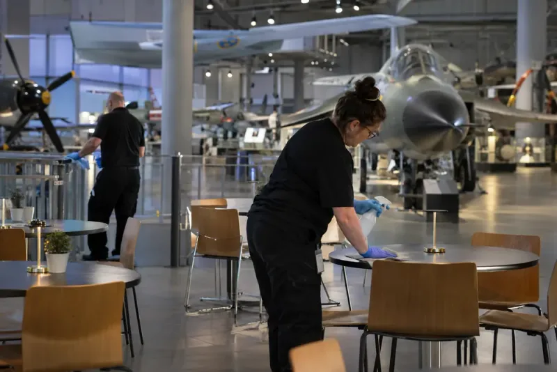 Norovirus bekräftat efter stort utbrott på Flygvapenmuseum