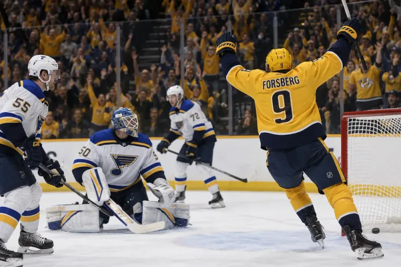 Filip Forsberg målskytt när Nashville bröt sviten