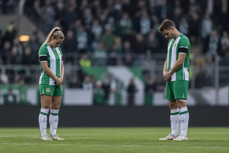 Hammarbys båda lag hedra den skjutna kvinnan