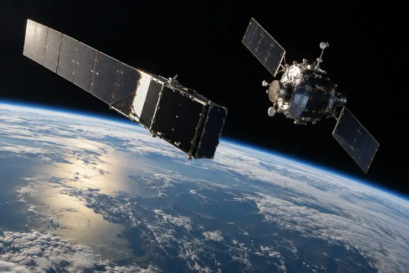 Rysk satellit närmar sig amerikansk farkost på riskabelt avstånd