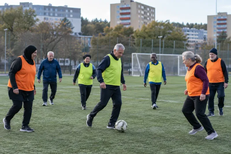 Gåfotboll på Hisingen vill locka fler utrikes födda