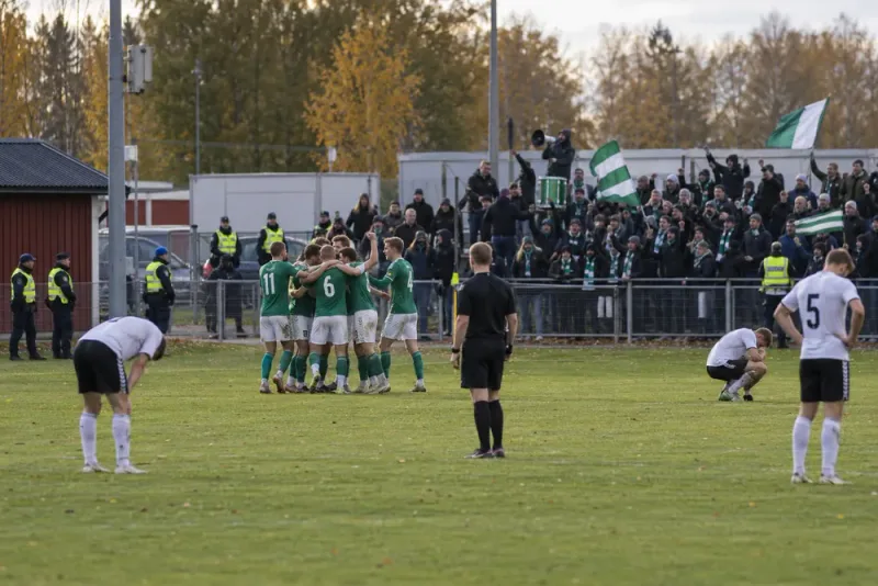 Nacka FC vann ödesmatchen under polisbevakning