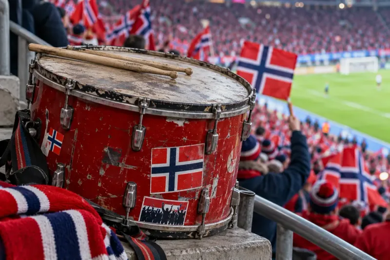 Norges VM-trumma såld för rekordbelopp på auktion