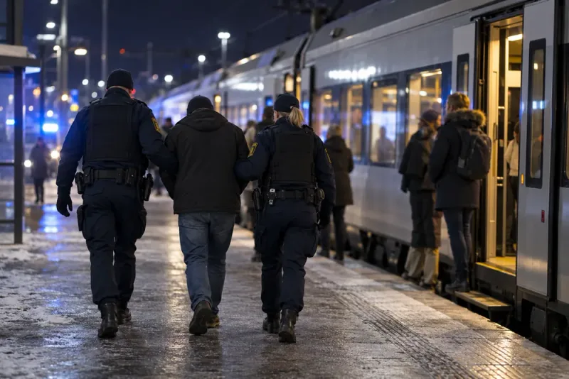 Man misstänks för sexuellt ofredande på tåg i Umeå