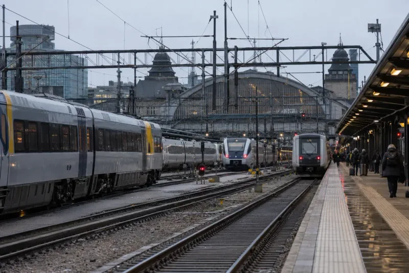 Elfel stoppar samtliga tåg vid Göteborgs central