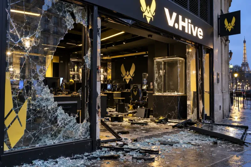 Team Vitality plundrat – mästarpokalen stulen i Paris
