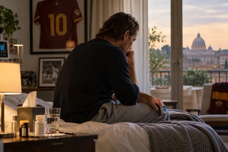 Francesco Totti fruktade döden efter pappans bortgång