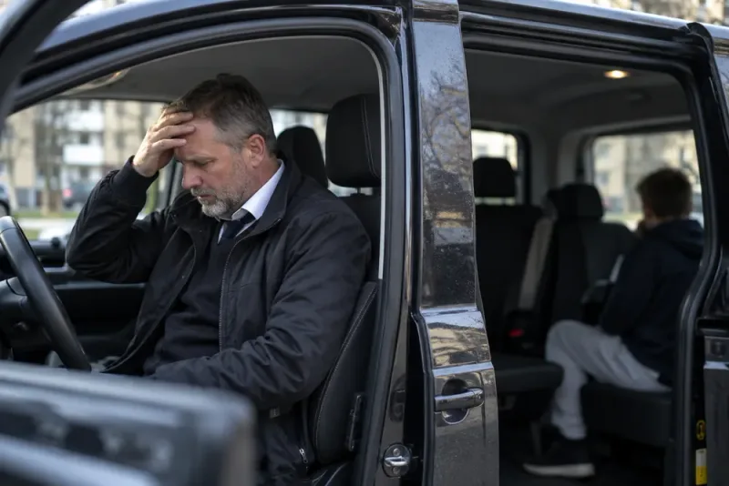Våldsattack mot taxiförare – skyddsombud stoppar skoltransporter