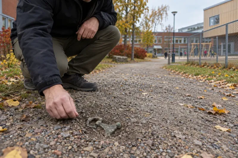 Lärare hittade sällsynt vikingaföremål på lunchrasten