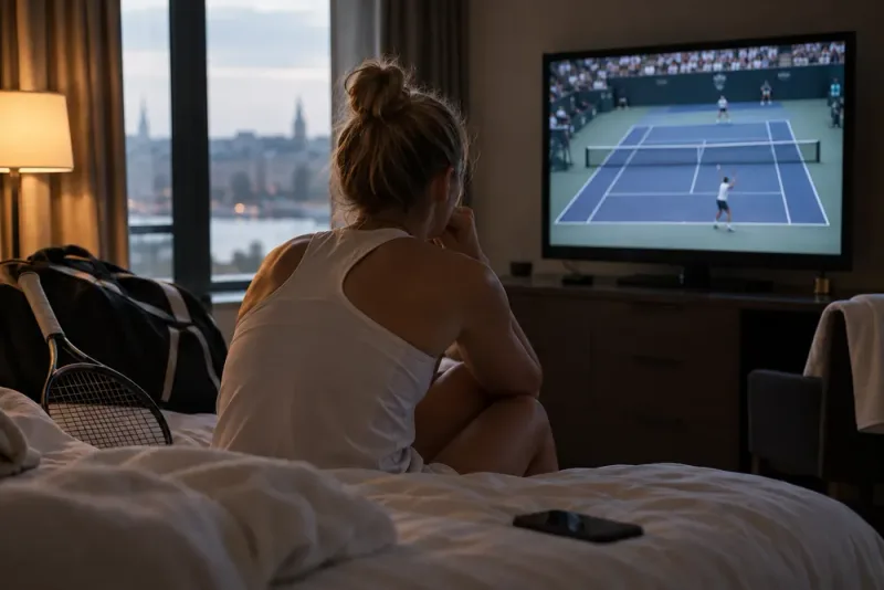 Markéta Vondroušová stoppas från pojkvännens matcher