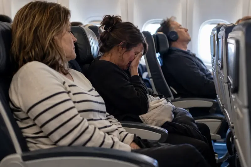 Kvinna grät i tre timmar efter nekat platsbyte på flyg
