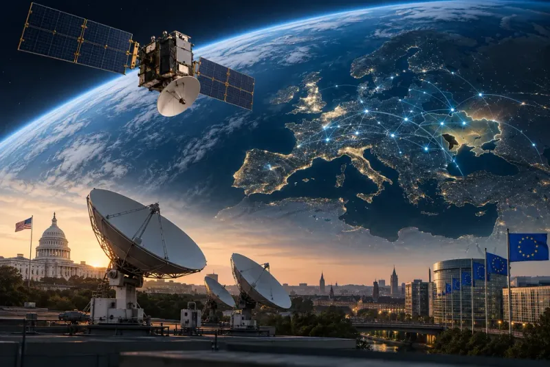 USA varnar EU för hårda motåtgärder i satellitkonflikten