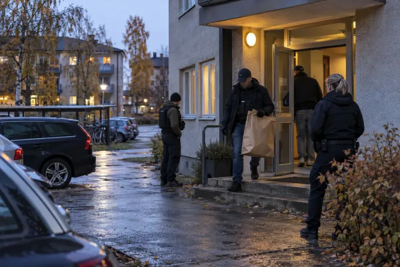 Polisen genomför gryningsräder i Borlänges valfuskutredning