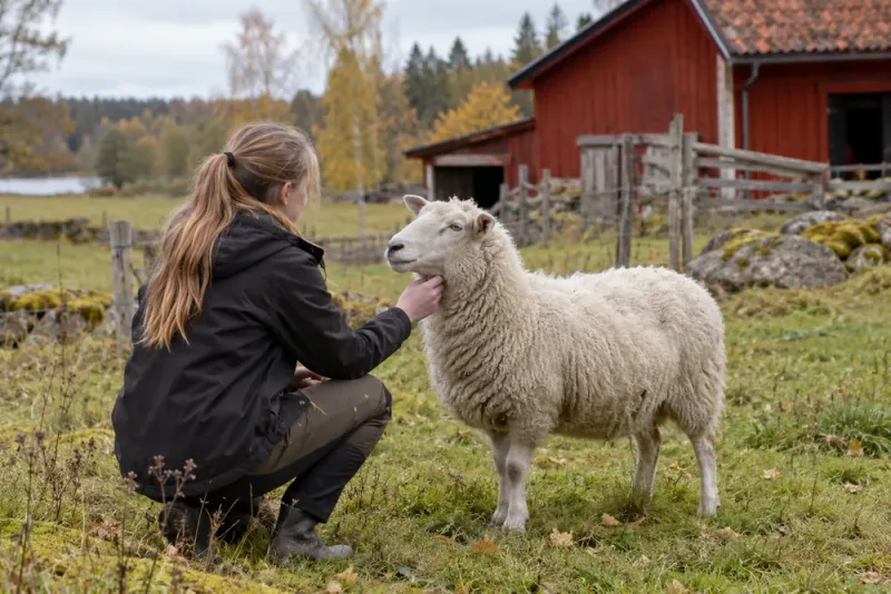 Leona Larsson samlade in 30 000 – räddade slakthotade får