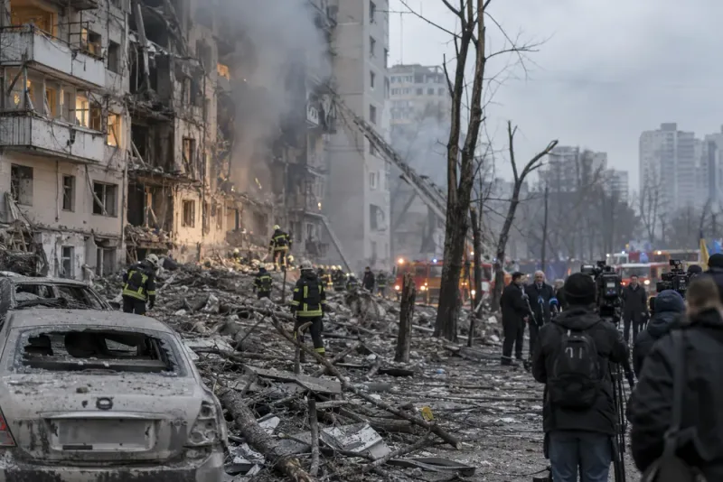 Donald Trump berömmer Ryssland efter dödliga attacker i Ukraina