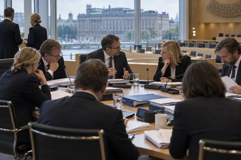 Centerpartiets budgetplan väcker kritik från Vänsterpartiet