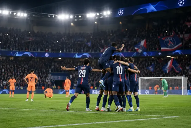 Paris Saint-Germain besegrade Barcelona efter dramatisk avslutning