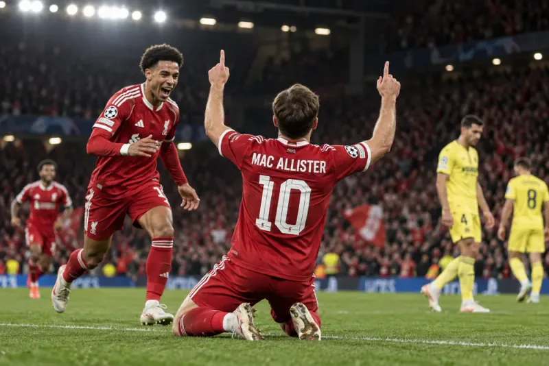 Alexis Mac Allister bakom Liverpools dramatiska seger
