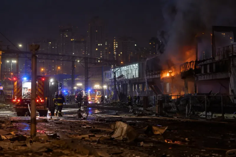 Drönarattack mot Kiev – nya explosioner skakar Ukraina