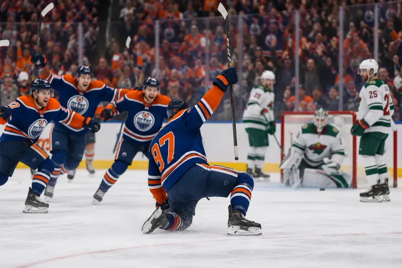 Evan Bouchard avgjorde – Connor McDavid slår rekord
