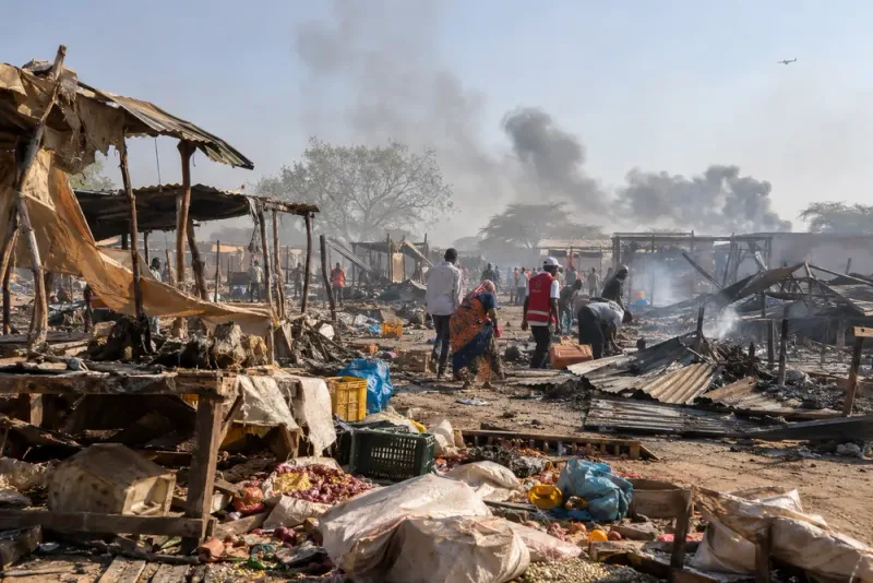 Hundratals döda efter drönarattack mot marknad i Abyei