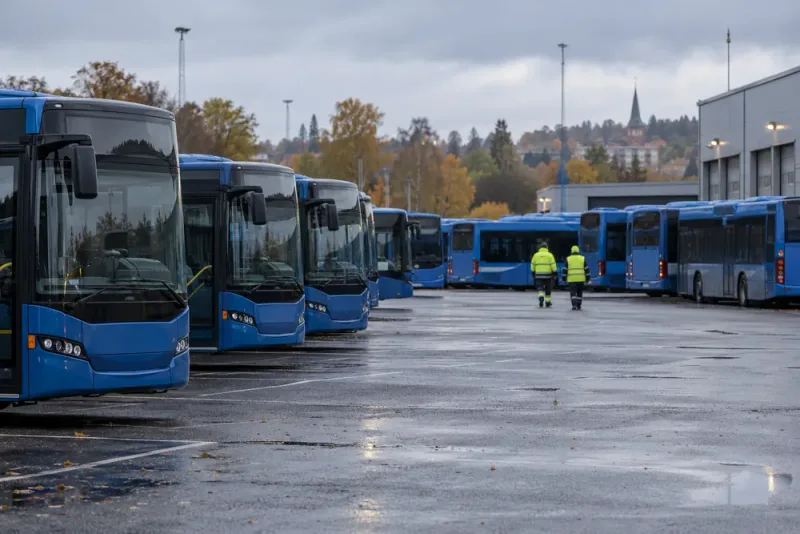 Säkerhetsbrister stoppar busstrafiken i Norrtälje