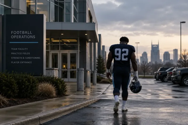 Jordan Elliott sparkas efter allvarlig incident i Tennessee Titans