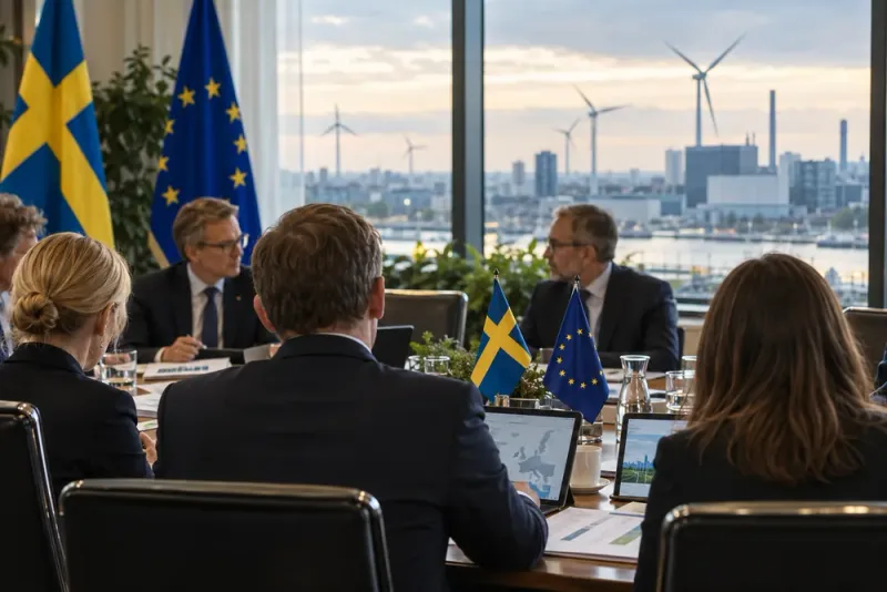 Rödgrön majoritet skärper Sveriges klimatlinje i EU