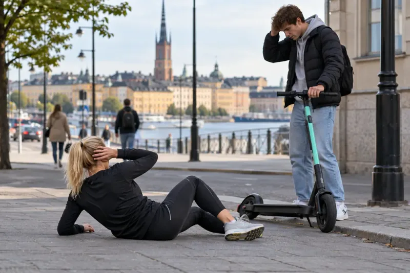 Lotta Schelin fick hjärnskakning efter kollision under joggingtur