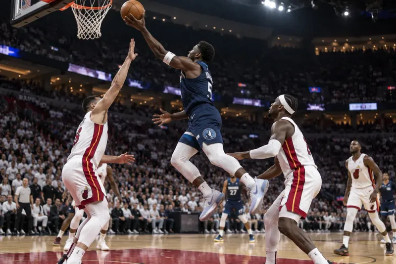 Anthony Edwards sänkte Miami i NBA-premiären
