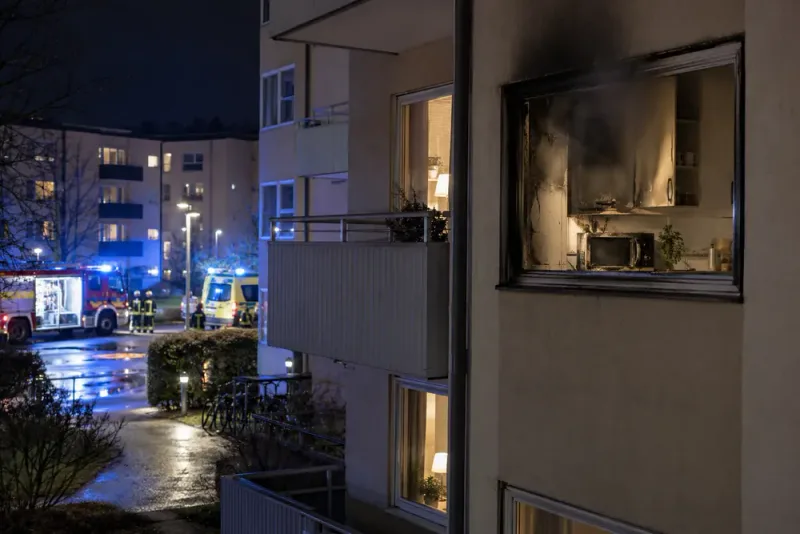 Man omkom i lägenhetsbrand – mikrovågsugn orsakade branden