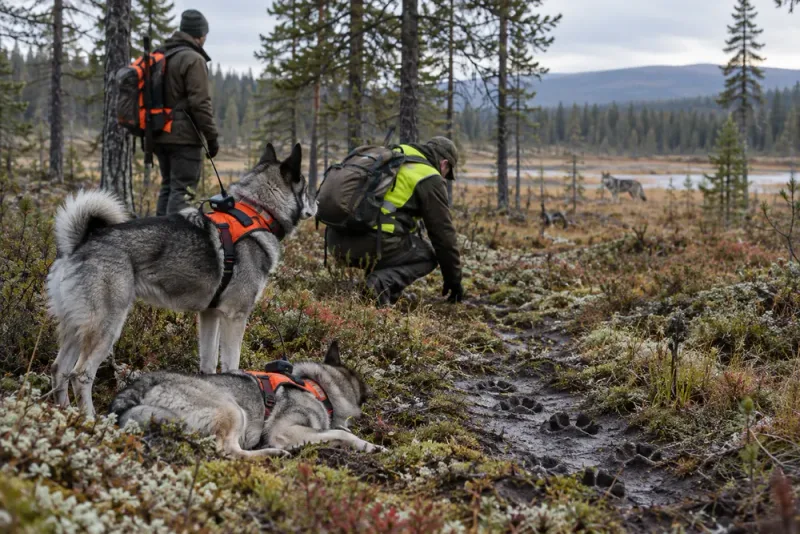 Två jakthundar angripna – länsstyrelsen misstänker varg
