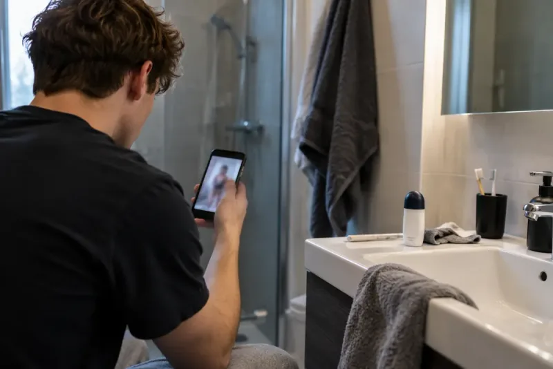 Ny TikToktrend uppmanar unga män att sluta duscha