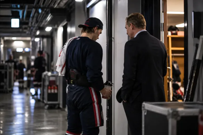 Nicklas Lidström överraskade Eddie Genborg efter förlusten