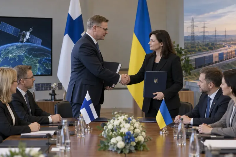 Ukraina får utökat stöd från Finland genom sju avtal