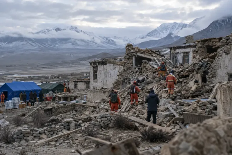 Minst 16 döda efter kraftigt jordskalv i Tibet