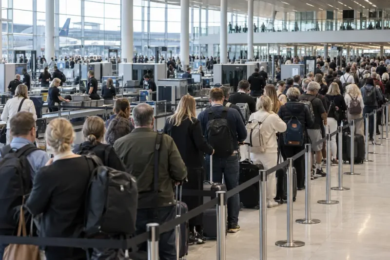Hundratals missade flyg efter förlängda säkerhetskontroller på Kastrup